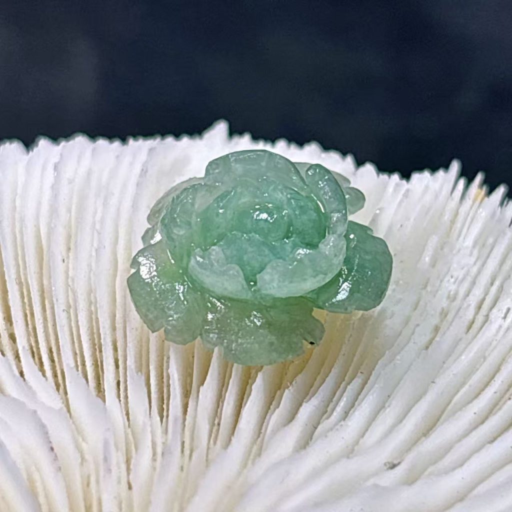 油青料翡翠小花毛货