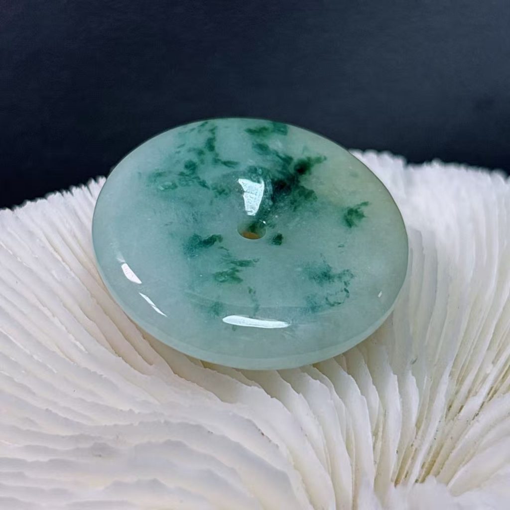 缅甸翡翠平安扣