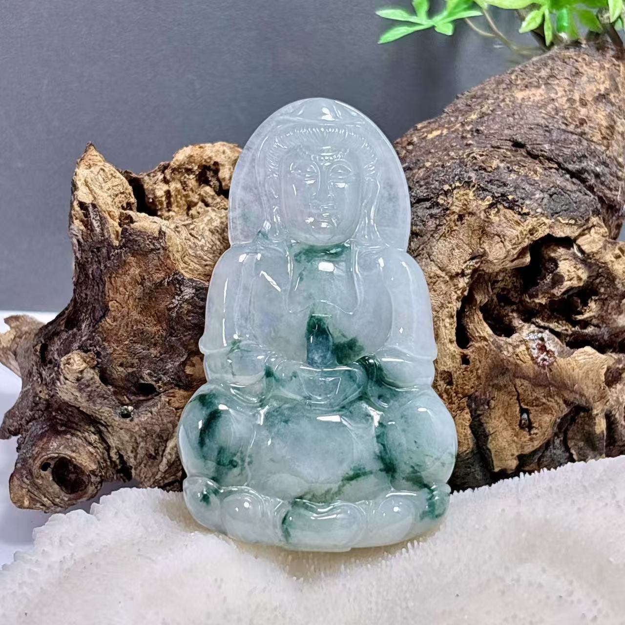 飘花正装观音吊坠
